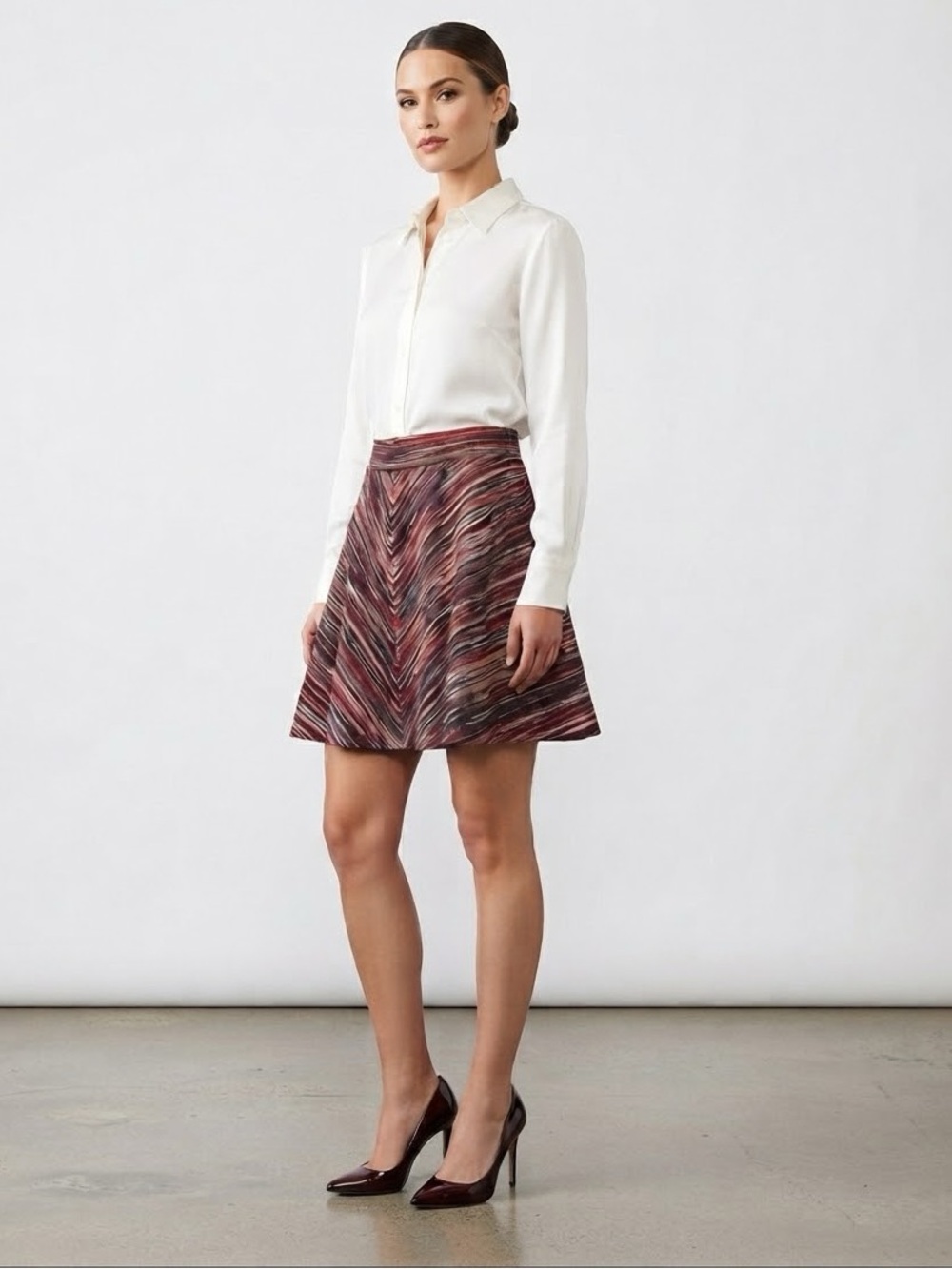 Joe BenBasset Striped Multicolor Women's Skirt(Waist 30”
Length 17”)